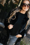 Stonefield Fashion - www.stonefieldfashion.be - Faux Fur Coat Black