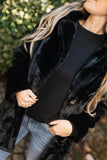 Stonefield Fashion - www.stonefieldfashion.be - Faux Fur Coat Black