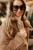 Stonefield Fashion - www.stonefieldfashion.be - Faux Fur Coat Camel