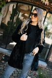 Stonefield Fashion - www.stonefieldfashion.be - Faux Fur Coat Black