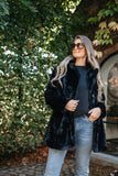 Stonefield Fashion - www.stonefieldfashion.be - Faux Fur Coat Black