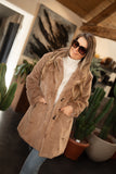 Stonefield Fashion - www.stonefieldfashion.be - Faux Fur Coat Camel