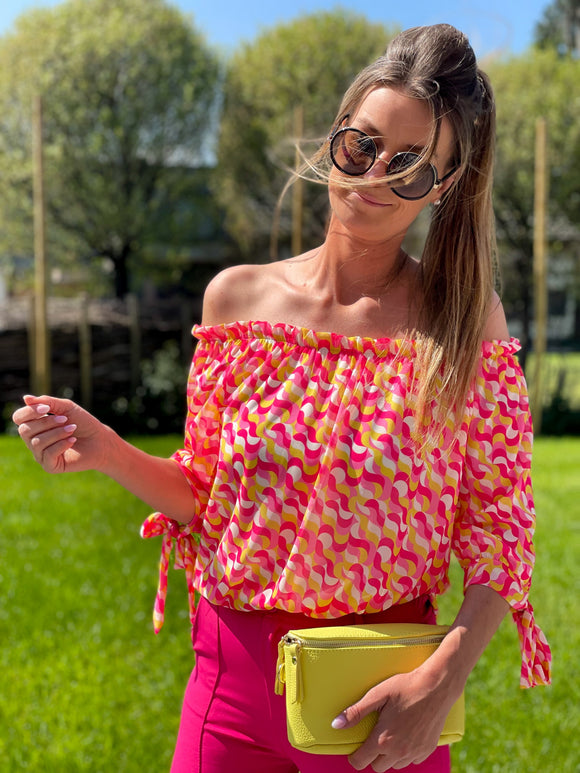 Stonefield Fashion - www.stonefieldfashion.be - Off Shoulder Sunshine Blouse