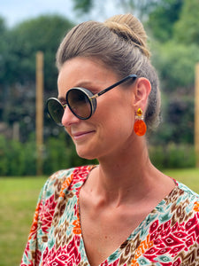 Stonefield Fashion - www.stonefieldfashion.be - Earrings Autumn Orange