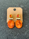 Stonefield Fashion - www.stonefieldfashion.be - Earrings Autumn Orange